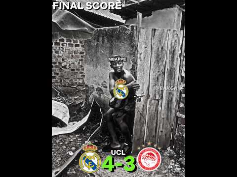 real madrid vs Olympiacos was crazy🔥. #mbappe #realmadrid #olympiacos #uefachampionsleague