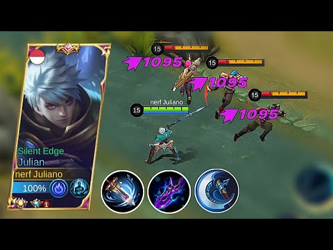 TOP GLOBAL JULIAN INSANE DAMAGE BUILD | JULIAN BEST BUILD 2022 | MOBILE LEGENDS BANG BANG