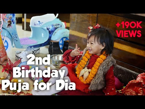 Dia celebrates her 2nd birthday (Nir punhi)