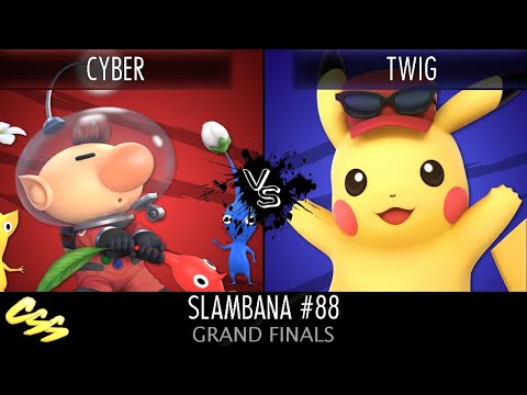 [Slambana #88] Grand Finals: Cyber [L] (Olimar, Random) vs. Twig (Pikachu, Random)
