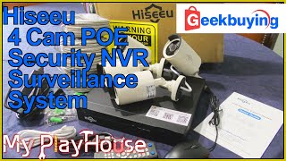 Hiseeu 3MP H.265 8CH POE Surveillance Cam System Kit - 1290
