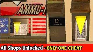 How To Unlock All Shops At The Beginning In GTA San Andreas | Unlock All Houses In GTA San Andreas