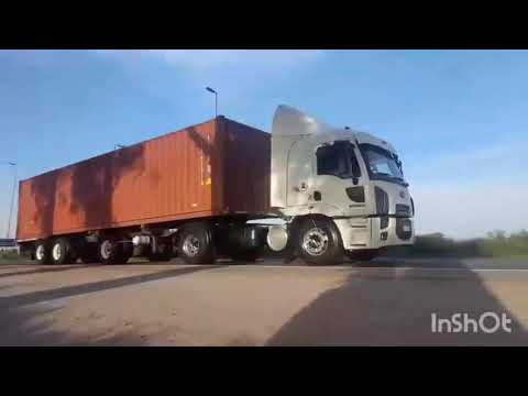 CAMIONES EN RUTA NACIONAL 158 , SAN FRANCISCO , CORDOBA , ARGENTINA , VIDEO 319