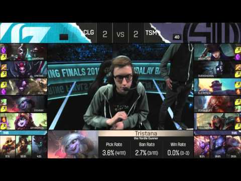 Ban and Pick Phase TSM vs CLG GAME 5 NA LCS SPRING CHAMPIONSHIP FINALS 2016