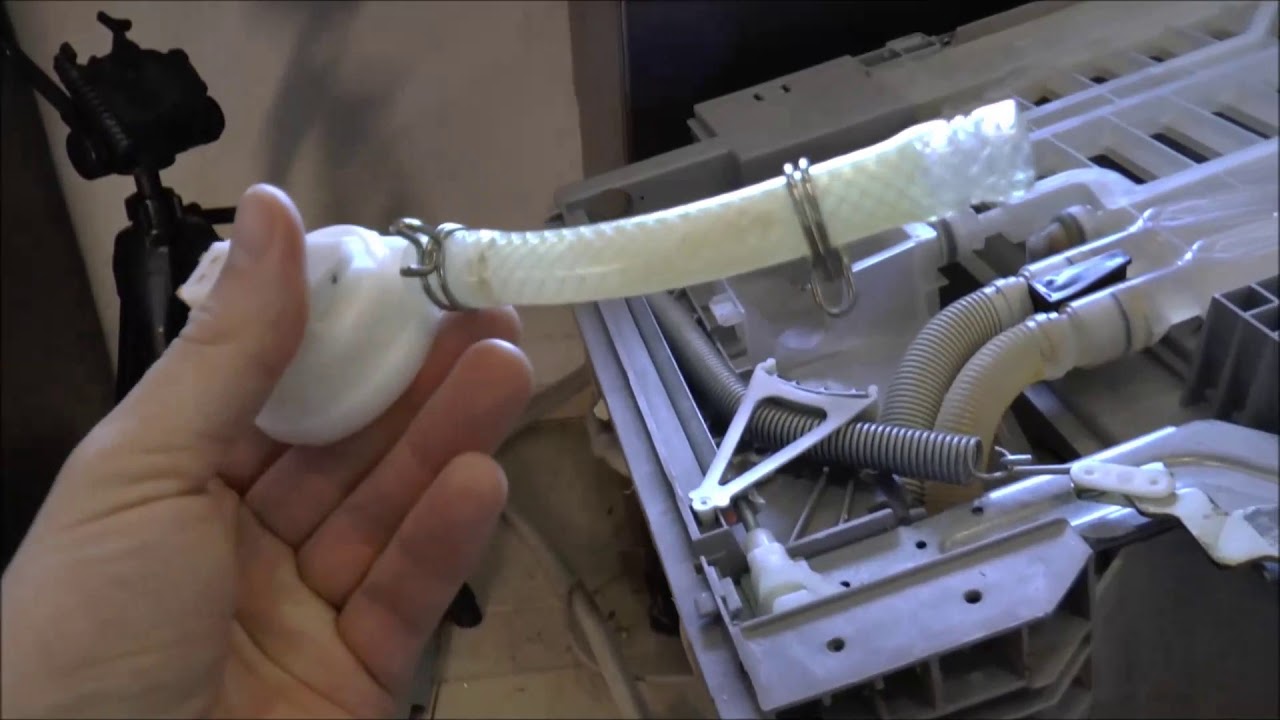 How to replace water flow meter/sensor - Bosch dishwasher, error, tap light on