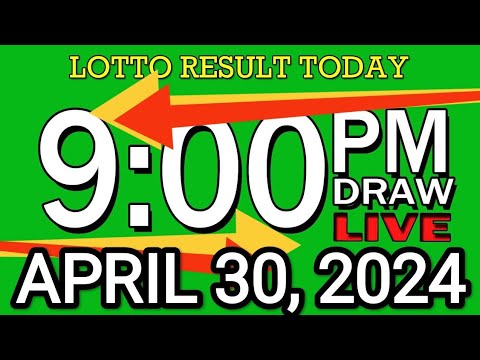 LIVE 9PM LOTTO RESULT TODAY APRIL 30, 2024 #2D3DLotto #9pmlottoresultapril30,2024 #swer3result