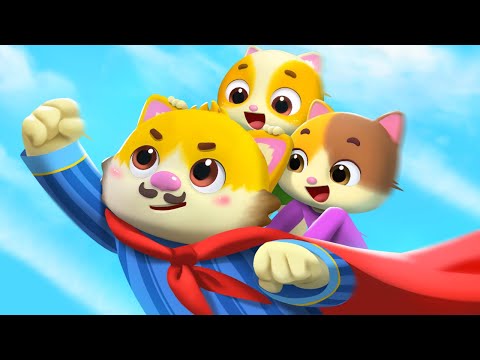Baby Helps Superhero Daddy | Doctor Cartoon | Nursery Rhymes & Kids Songs | Mimi and Daddy