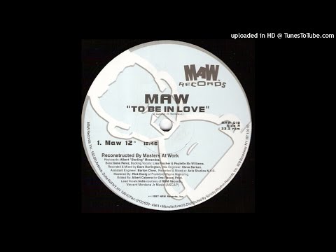 Masters At Work ft. India - To Be in Love (Maw 12") (Banger !)