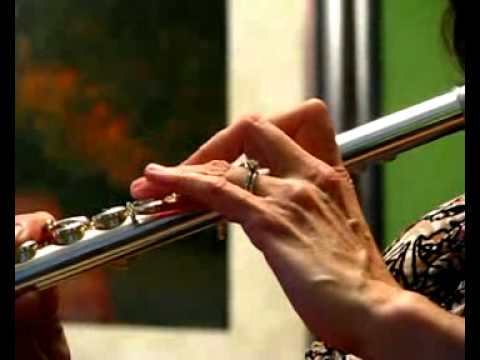 Yamaha 581 (684) Flute w/ Gold- Video Sample of Low Register