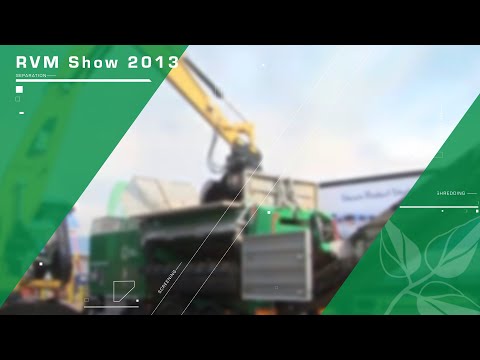 Komptech at RWM Show 2013 presented by Finning (UK) Ltd.