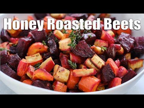Honey Roasted Beets, Carrots and Parsnips | Sheet Pan Side Dish