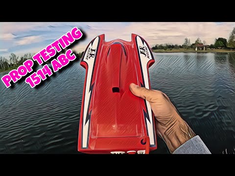 TESTING NEW PROPELLOR ABC 1514 J&R MARINE H17 HYDROPLANE
