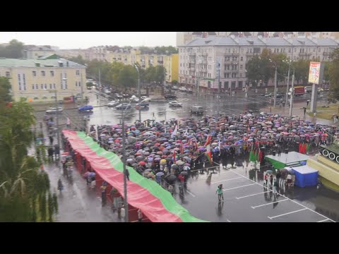 Мітынгі ў Гомелі видео