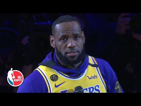 Vidéo:  Le discours de Lebron James en l'HONNEUR de Kobe Bryant...