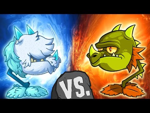 Plants vs Zombies 2 Every Plant Max Level Power-Up!: SNAPDRAGON vs COLD SNAPDRAGON