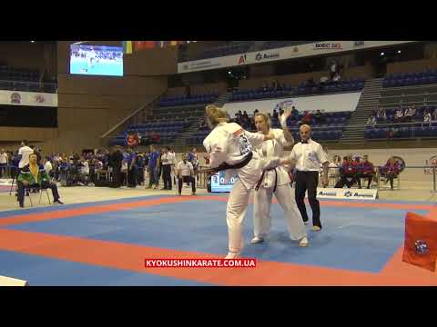 2nd KWU EC, 1/2 -65kg Alexandra Pecinka (Austria) - Aneta Meskauskiene (Ireland, aka)