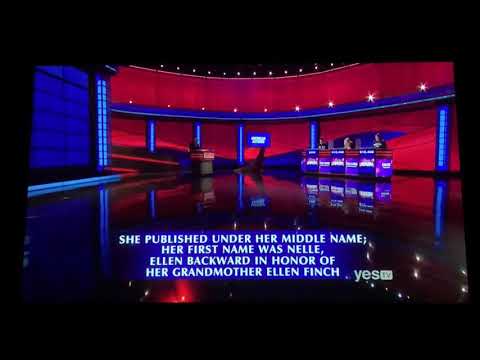 Final Jeopardy, “American Authors” 📕🇺🇸 - College Championship 2020 Day 3 (4/8/20)