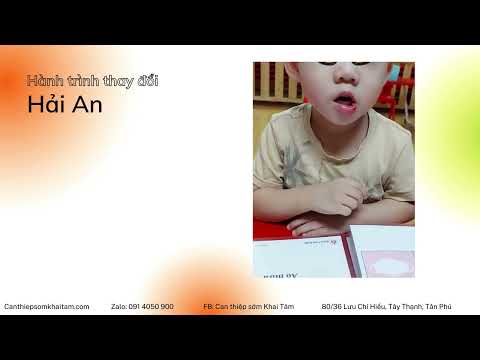Hành trình thay đổi của bé Hải An