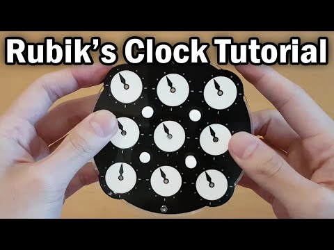 How To Solve The Rubik's Clock | Easy Beginner Tutorial