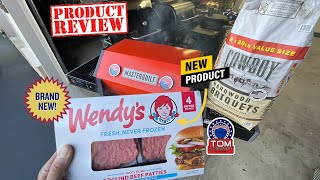 Honest Review Of WENDY’s 100% Ground Beef Patties! / As Good As The Restaurant? / Masterbuilt 545!