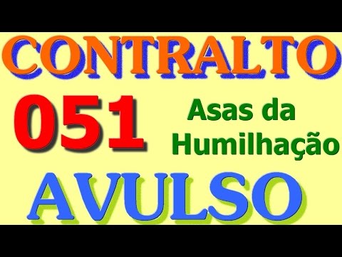 051-  ASAS  DA  HUMILHAÇÃO    -    CONTRALTO