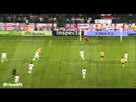 Zlatan Ibrahimovic Second Goal Against England - Friendly Match 14-11-2012