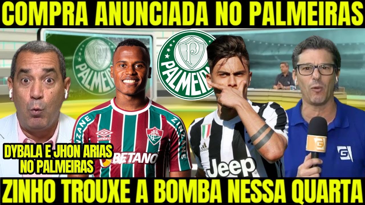 FECHOU! JORNALISTA CONFIRMA NEGÓCIO! DY BALA CONTRATAÇÃO SURPRESA NO PALMEIRAS ANÚNCIO FOI VAZADO