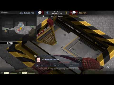 POV - KennyS (G2)(23-5) vs North / nuke / Epicenter 2017 / 1080p 60fps