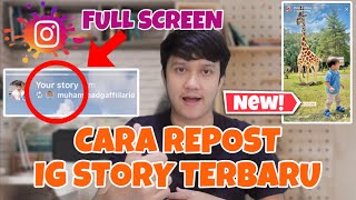 BEGINI CARA REPOST STORY INSTAGRAM TERBARU | REPOST IG TERBARU FITUR BARU DARI INSTAGRAM| IG STORIES