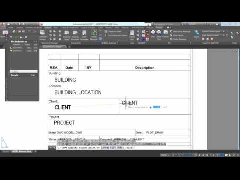 Advance Steel - Prototypes Configuration - Page Frame and Page Header