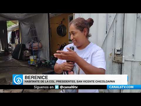 Video: Colonia presidentes en Chicoloapan, una de las comunidades más afectadas por las lluvias