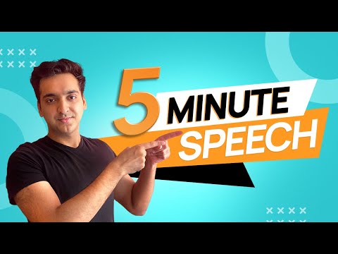 Discurso de 5 minutos: 5 sencillos pasos para crear un discurso público convincente de 5 minutos