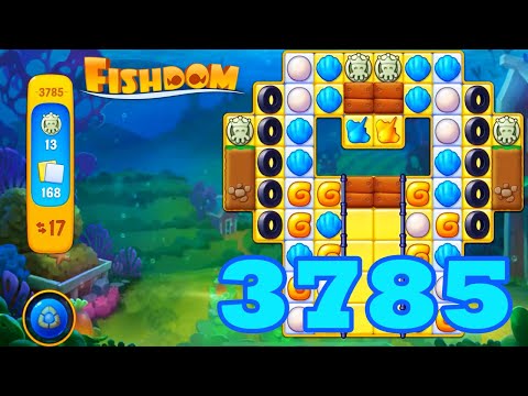 Fishdom Level 3785 HD Walkthrough | 3 - match puzzle game | gameplay | android | GameGo Game | IOS