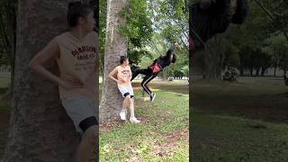 Download lagu Akbar Hasri Somersaults While Giving Flowers to Bonnie😍 mp3