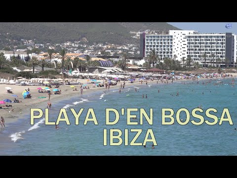 PLAYA D'EN BOSSA - IBIZA , SPAIN 4K
