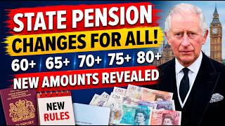 📌UK PENSIONERS 60+, 65+, 70+, 75+, 80+: NEW STATE PENSION AMOUNTS BY A