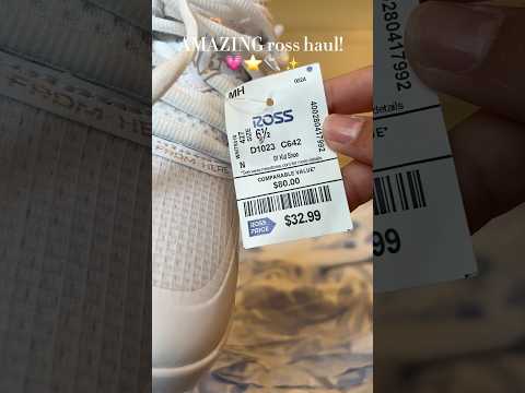 amazing ross haul!! qotd- ross or marshalls? 🤍⭐️🫶🏻 #youtubeshorts #shorts #viral #blowup #yt #fyp
