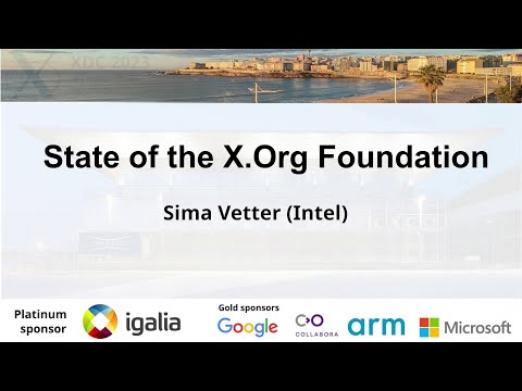 XDC 2023 | October 19 | State of the X.Org Foundation | Sima Vetter and Arkadiusz Hiler