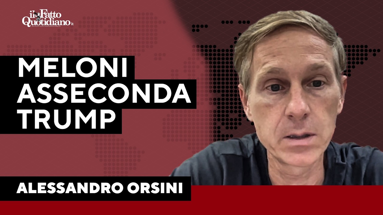 Orsini: “Trump non vuole fermare la guerra: spinge l’Europa a comprare armi per Kiev”
