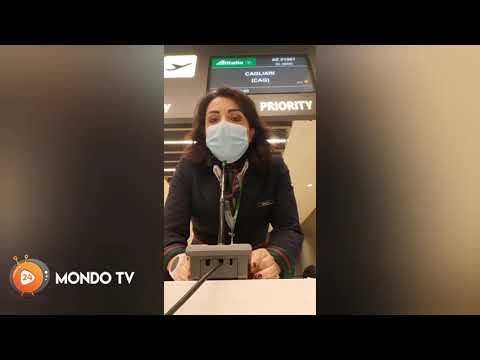 Storico ultimo annuncio commovente del hostess Alitalia - MondoTV24.IT