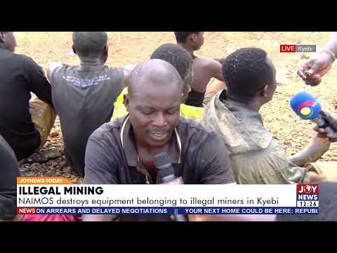Illegal mining: I earn GH¢250 to GH¢300 a day, but I don’t come here every day - Illegal miner
