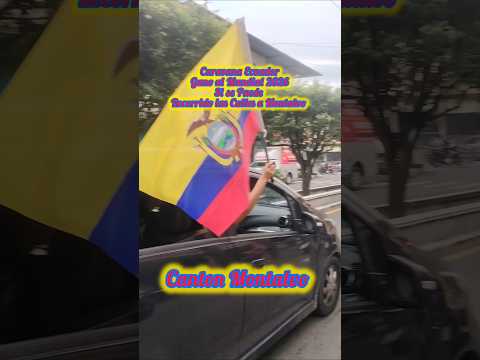 Caravana Ecuador Gano al Mundial 2026 Si se Puede Montalvo Los Ríos Ecuador