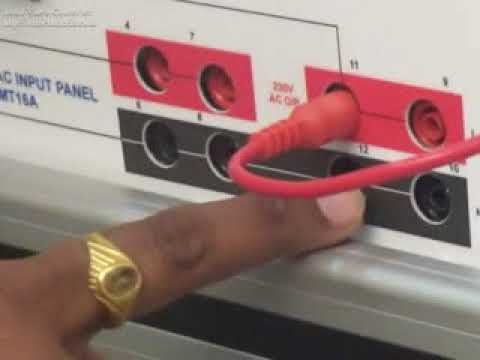 Induction Motor Speed Control Trainer (Variable Voltage, Variable Frequency)