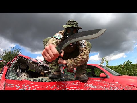 KHHI NEPAL ROCK KUKRI - DESTRUCTION TEST - UNTIL IT BREAKS @bladetimeswissvladknives 5160 STEEL