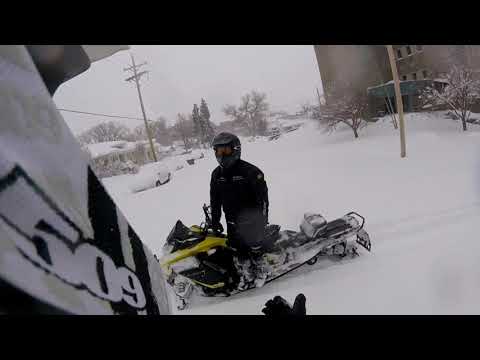 Cheyenne snowstorm March 14, 2021 Urban riding