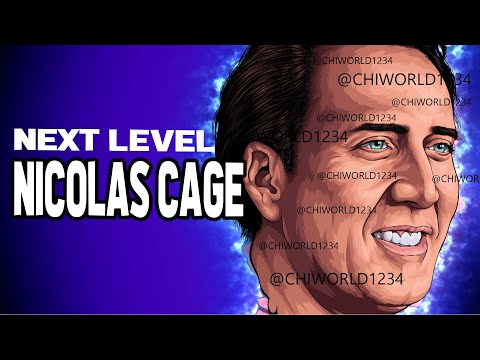 Nicolas Cage Next LEVEL ( ADOBE ILLUSTRATOR )
