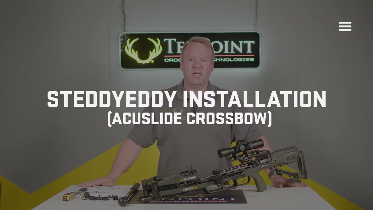 <h6>Mounting the SteddyEddy on an ACUslide Crossbow</h6>