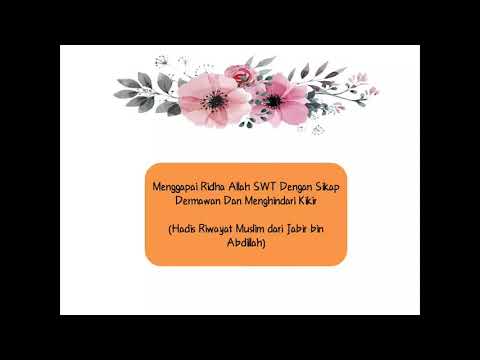Video Pembelajaran (HR Muslim dari Jabir Bin Abdillah)