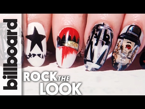 Grammy Nominated Album Cover Nail Art ft. Maria Salandra | Billboard Rock The Look