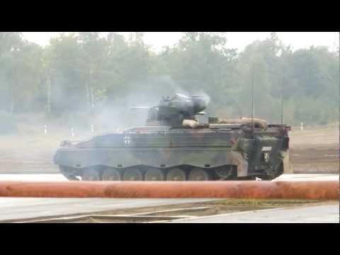 SPZ Marder 1 A3 MG Feuerstoß und PzAbwLFK Milan Aufrüstung (ILÜ 2012) [HD]